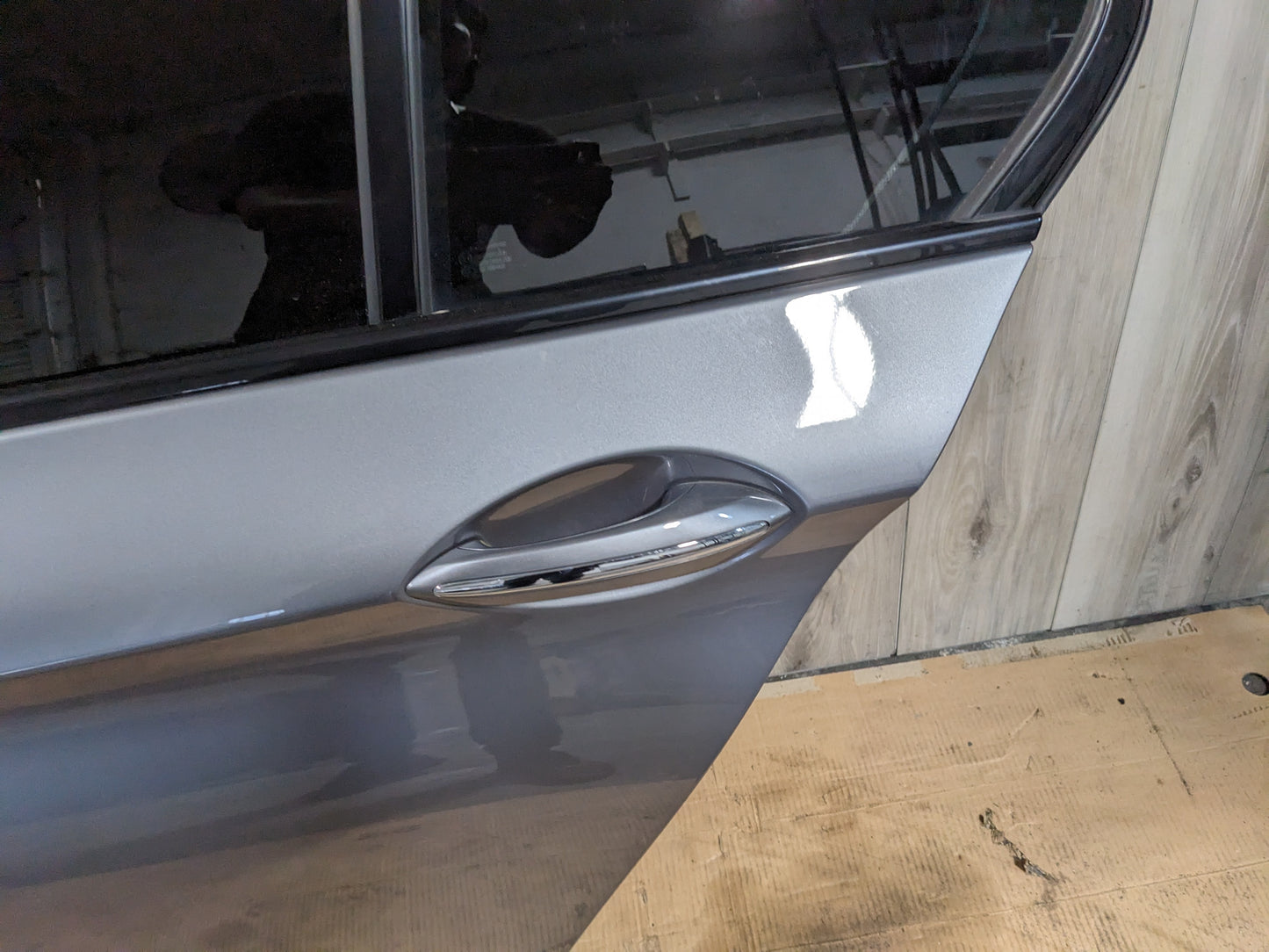 11-16 OEM BMW F10 535 M5 Sedan Rear Driver Side Door Shell Panel Gray