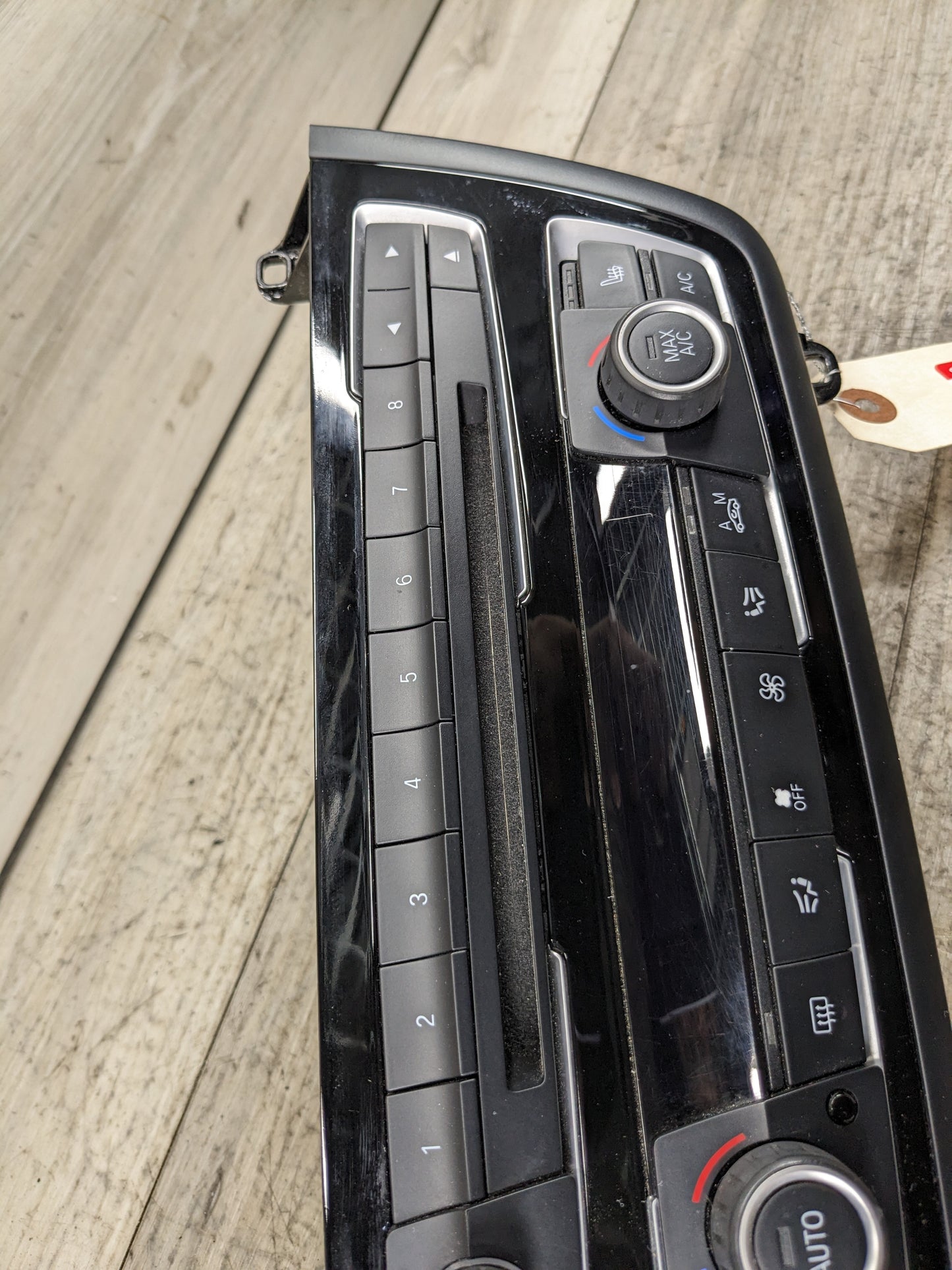12-15 OEM BMW F22 F80 F30 F32 M3 M4 AC Heater Control Panel Radio Media Buttons