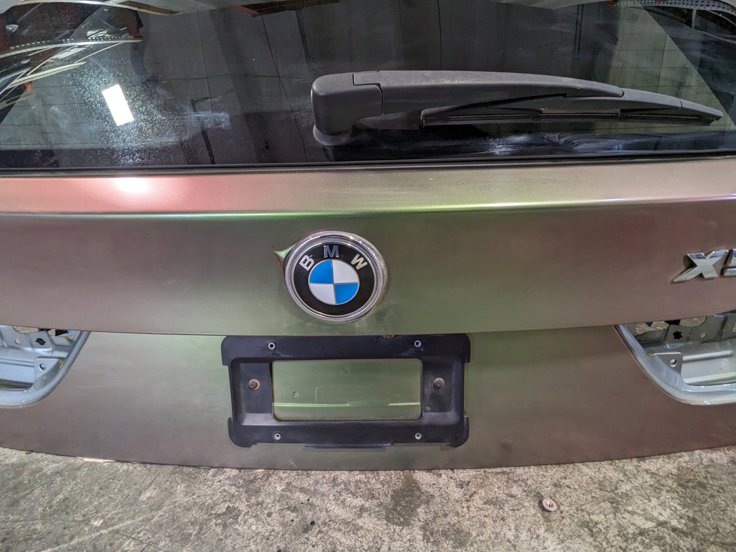 14-18 OEM BMW F15 F85 X5 Rear Trunk Lid Tail Gate Upper Door W/ Glass Gray
