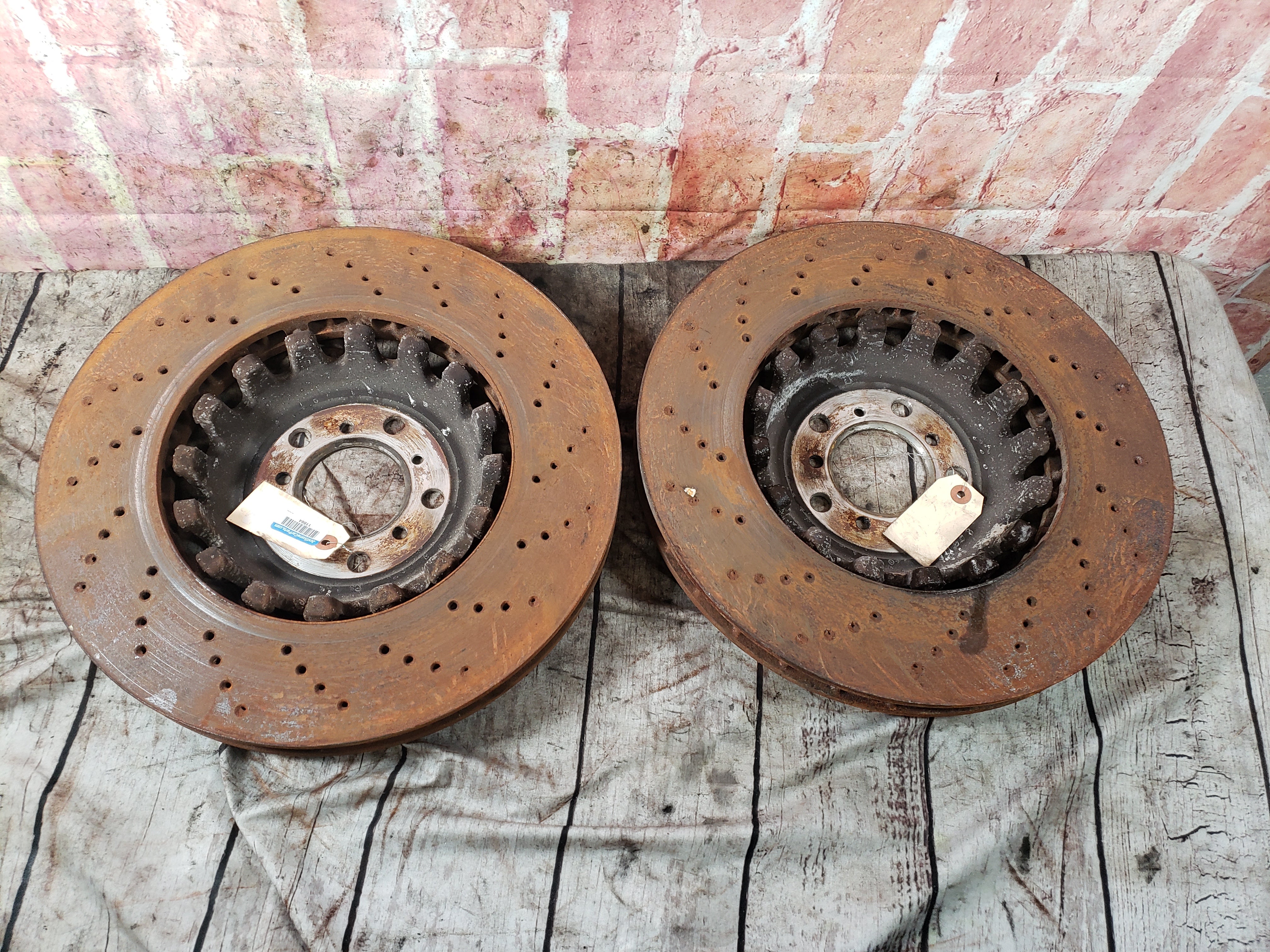 BMW  F M5 Front Left Right Brake Disc Rotors Ventilated Pre