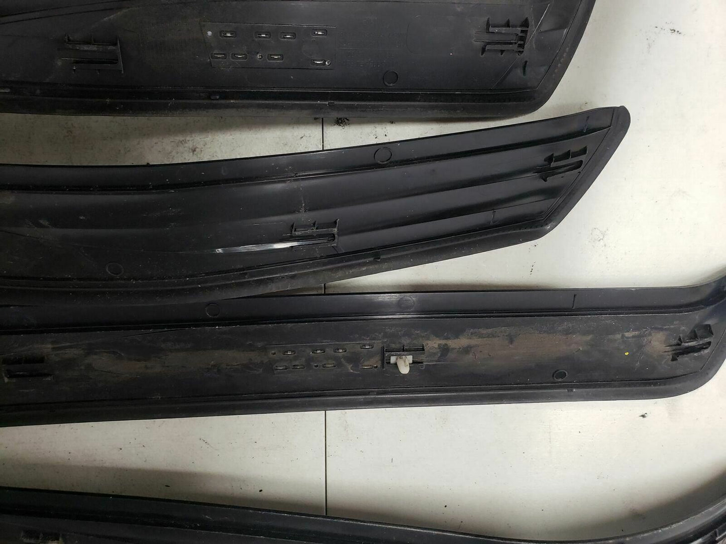 BMW E60 FRONT AND BACK RIGHT & LEFT PASSENGER DRIVER DOOR SILL TRIMS SET