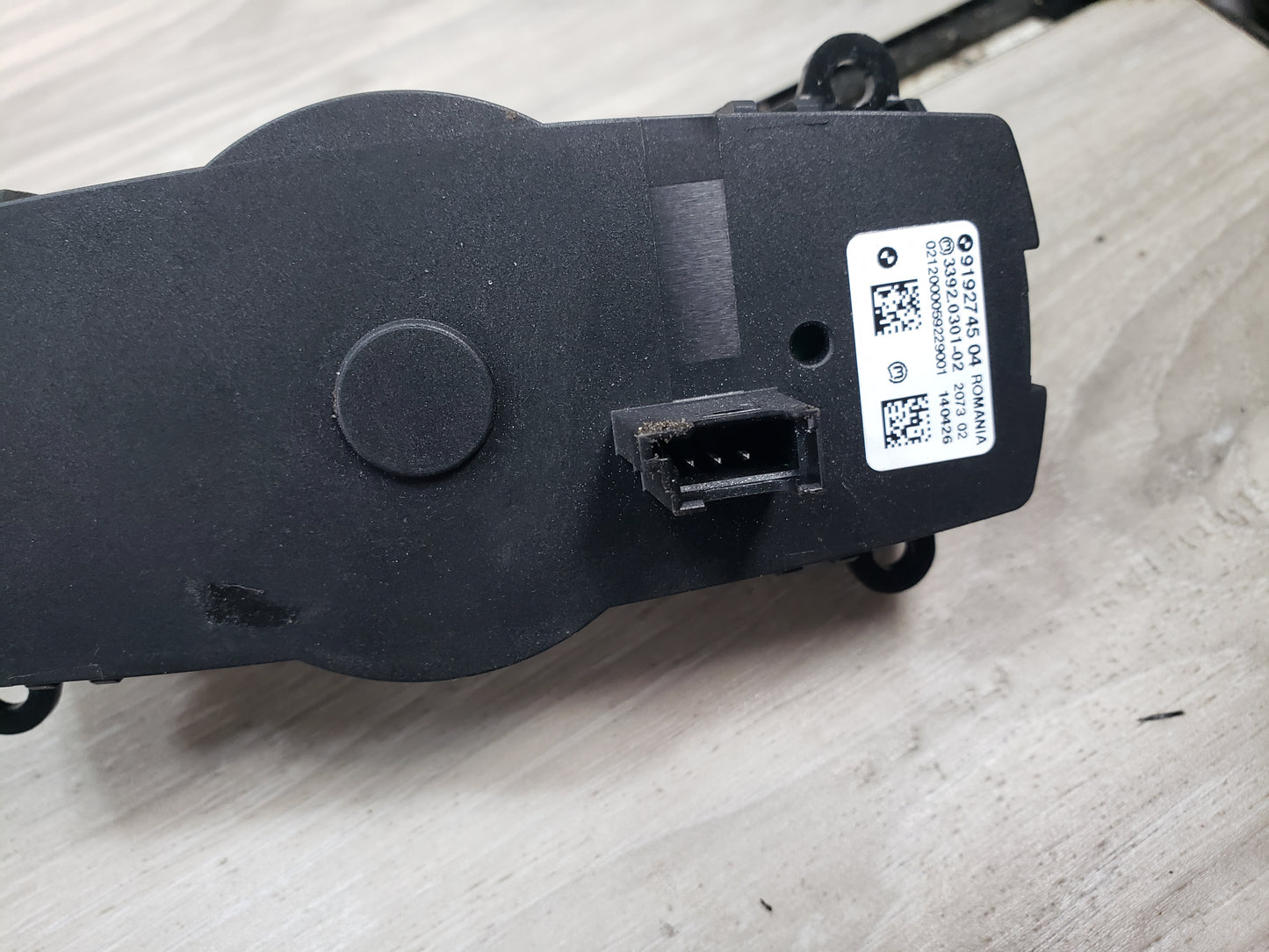 BMW 11-13 F10 535I Headlight Switch Control Panel Light Module BLACK Pre LCI