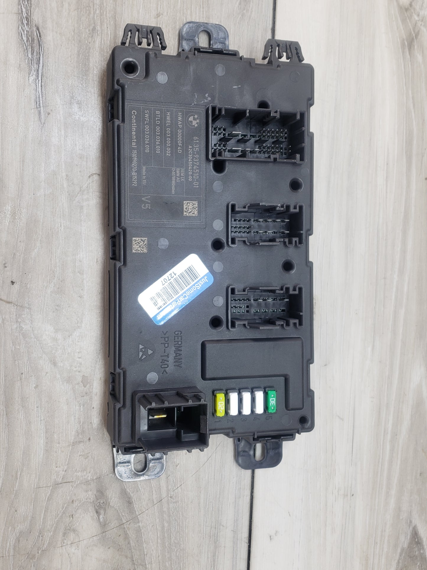 BMW 09-11 E82 135i REM Rear Body Control Unit Electronic Module BCM Box Pre LCI