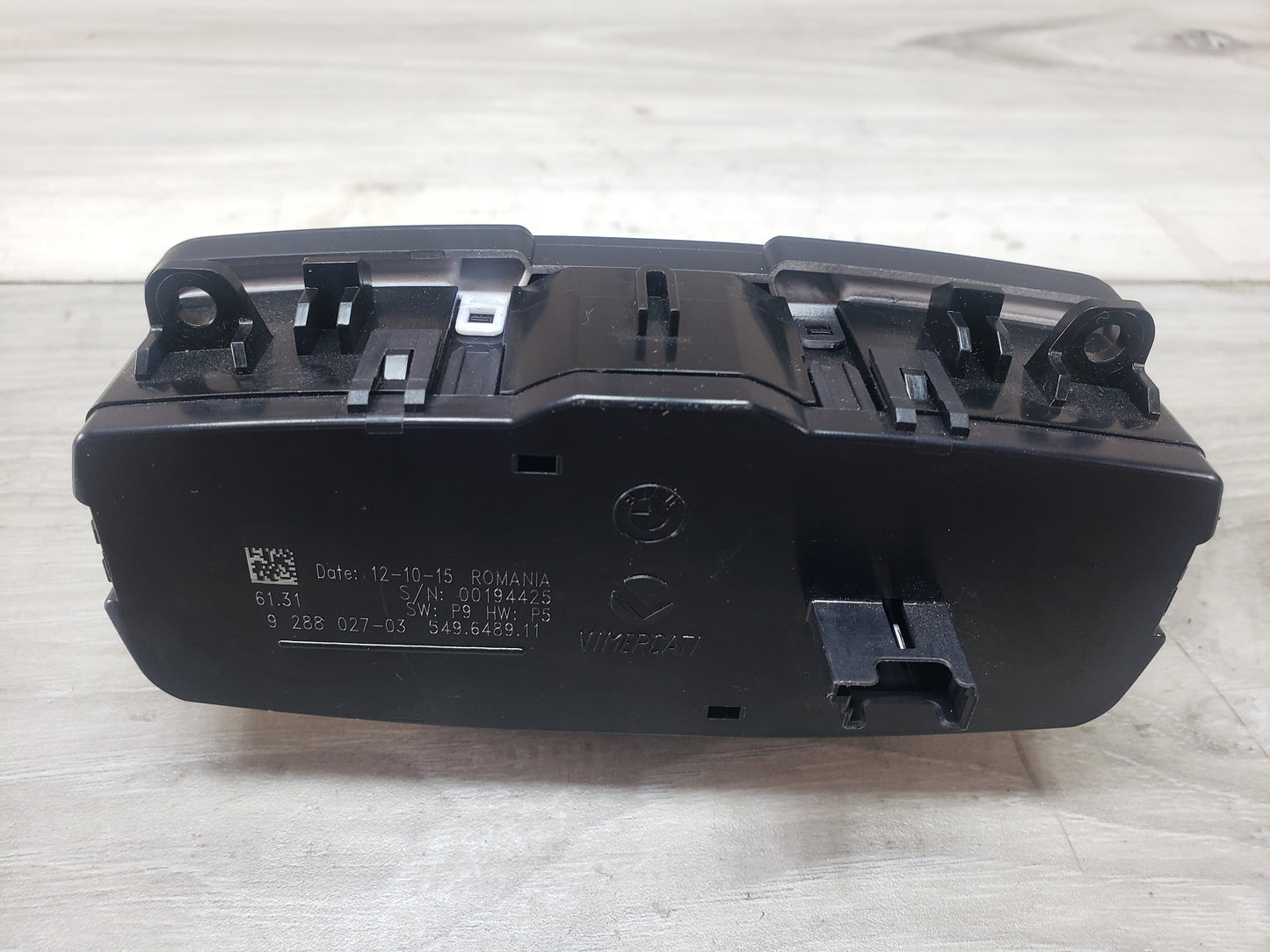 BMW 14-16 F22 235i Headlight Switch Control Panel Light Module BLACK Pre LCI