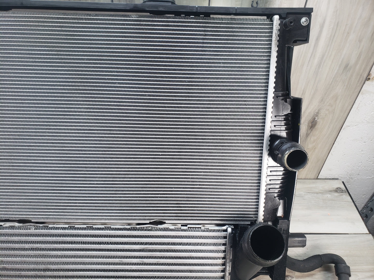 BMW 10-13 F10 528i Cooling Radiator Condenser Intercooler A/C SET Pre LCI