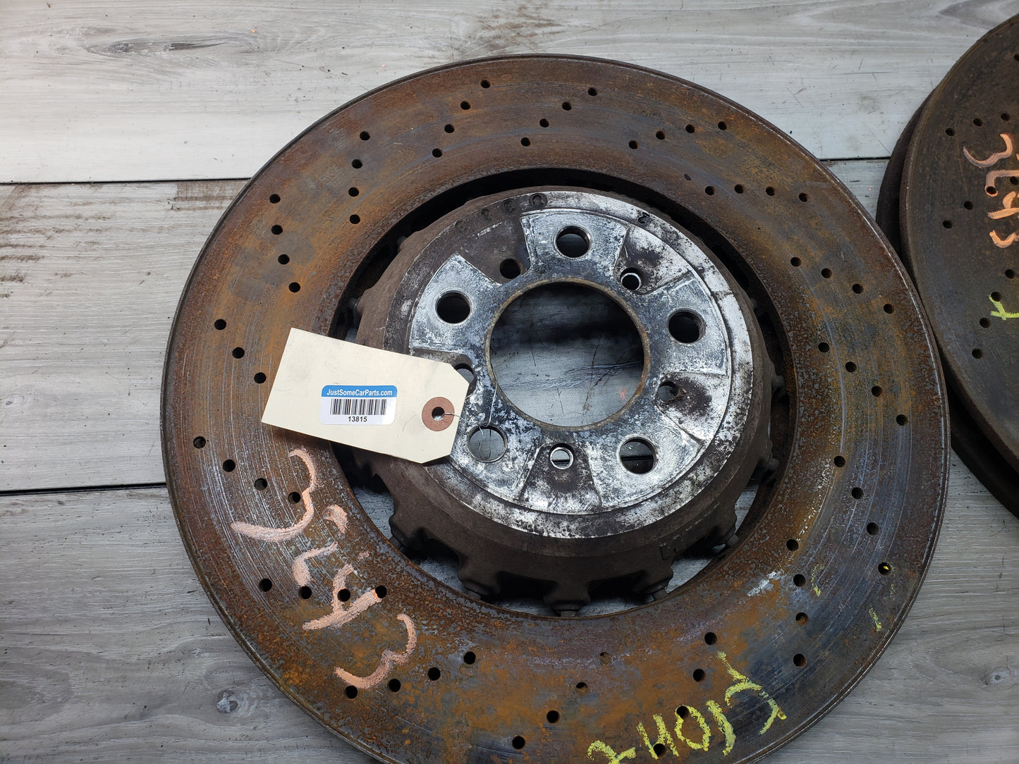 BMW 14-16 F10 M5 Front Left Right Brake Disc Rotors Ventilated LCI
