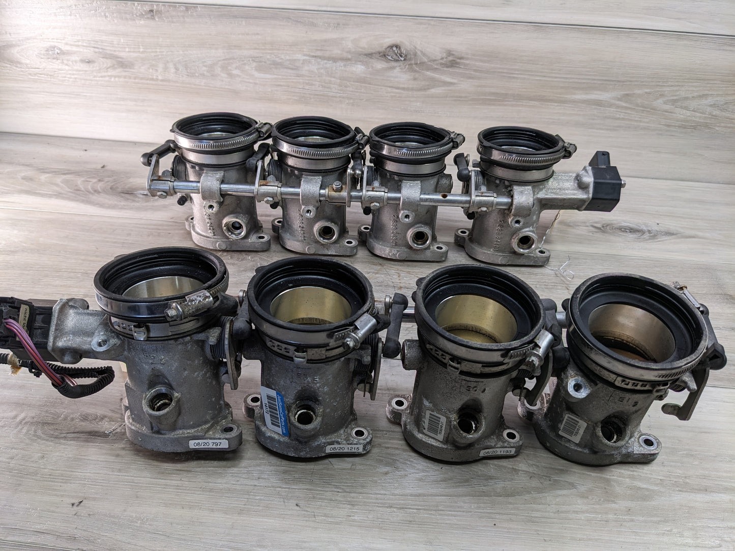 BMW 07-10 E93 M3 Independent Throttle Body Set Complete Pre LCI