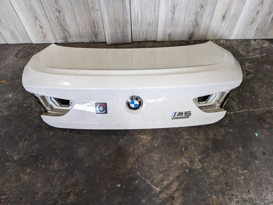 12-17 OEM BMW M6 F06 F12 F13 640 650 Rear Trunk Cover M-SPORT White