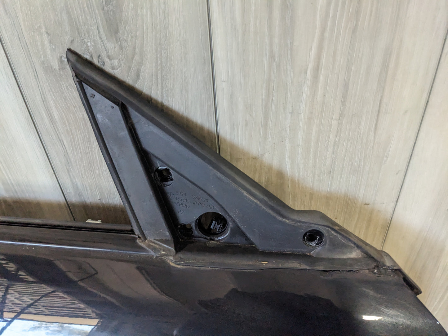 OEM BMW F22 F87 M2 M235i Front Right Passenger Door Shell Panel w/ Glass Black
