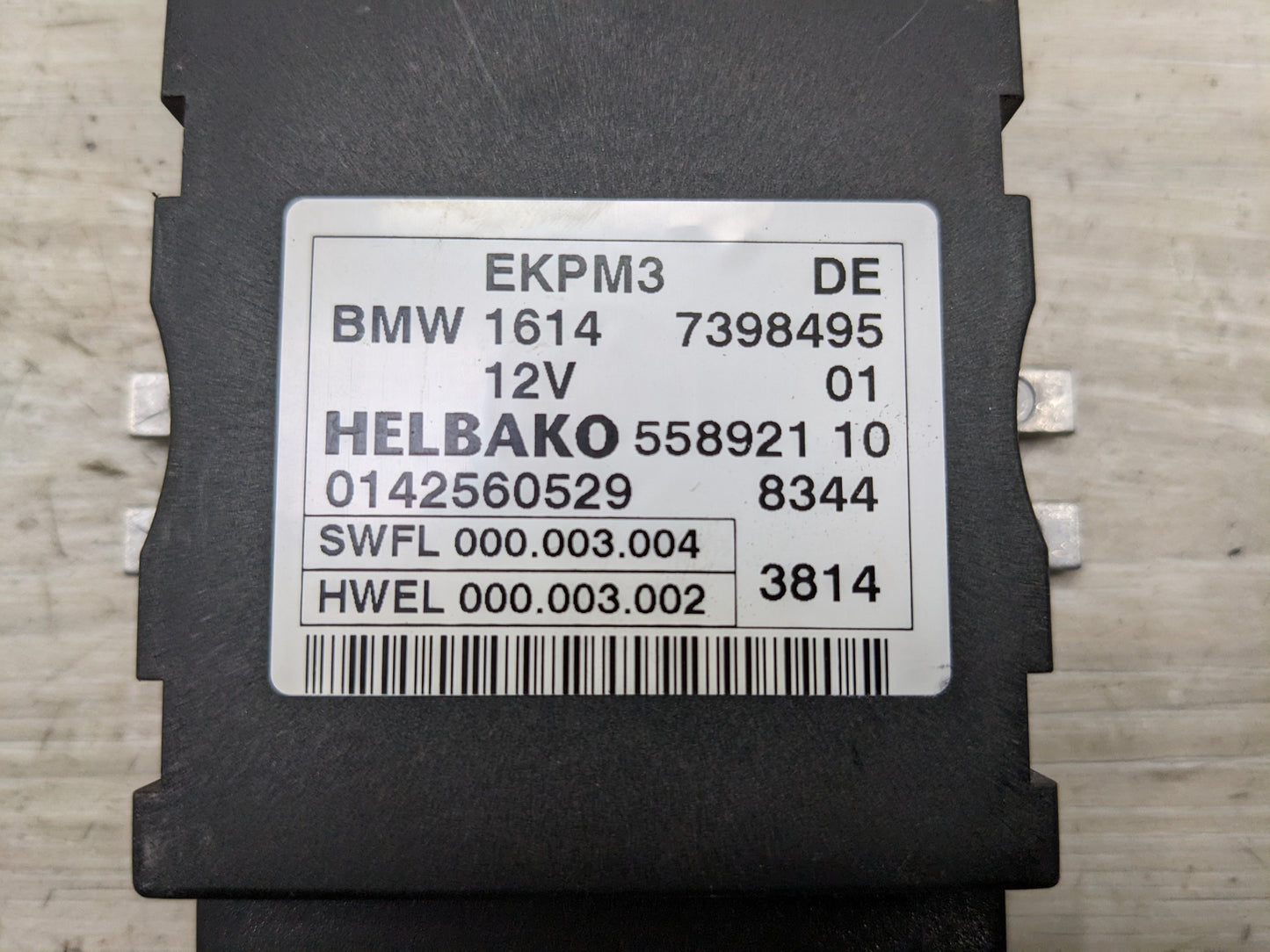 OEM BMW F80 M3 F06 M6 F82 M4 F10 M5 Helbako Fuel Pump Relay Control Module EKPM