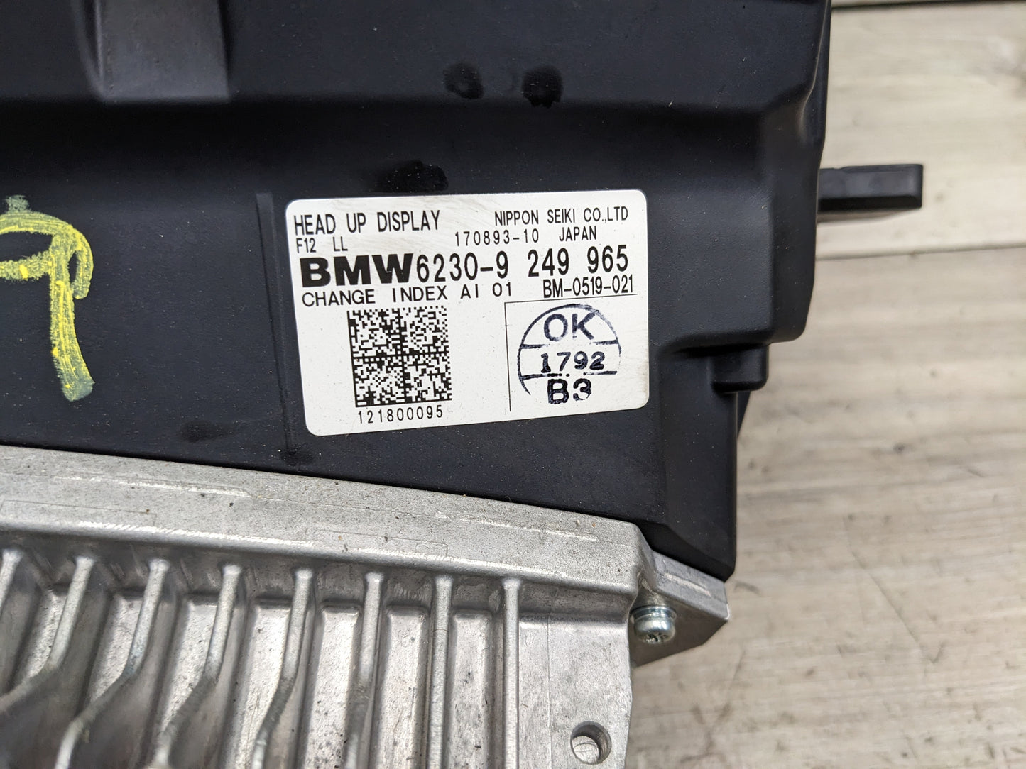 11-18 OEM BMW F06 F12 F13 640I 650I M6 HUD Head Up Display Projector Unit