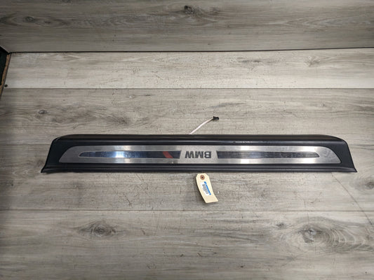 10-17 OEM BMW F13 COUPE Front Left Illuminated Door Sill Scuff Plate Panel *NOTE