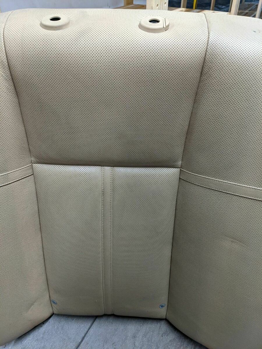 Left Rear Seat Backrest Tan 2006 BMW 750li 7123327 OEM