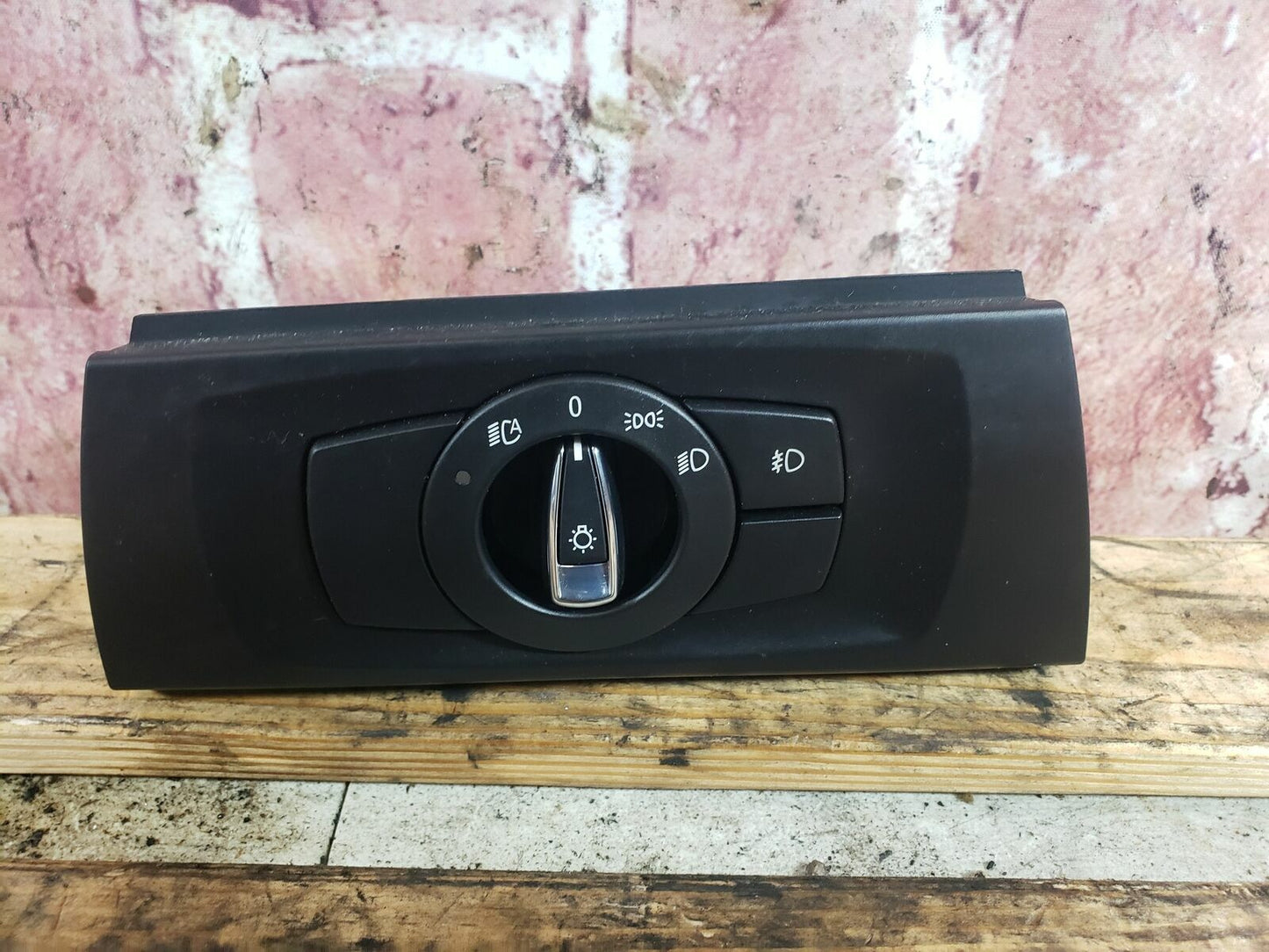 BMW  E92 Headlight Switch Control Panel Light Module BLACK