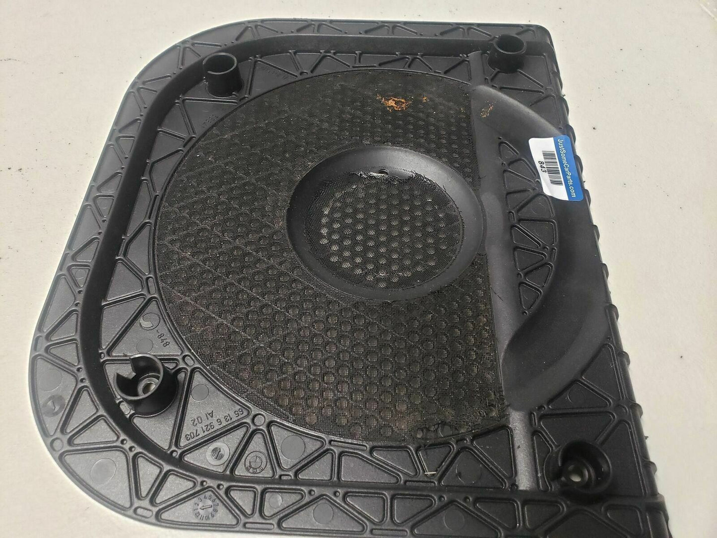 06 07 08 09 10 BMW 650I E63 RIGHT PASS SIDE UNDER SEAT SPEAKER COVER OEM