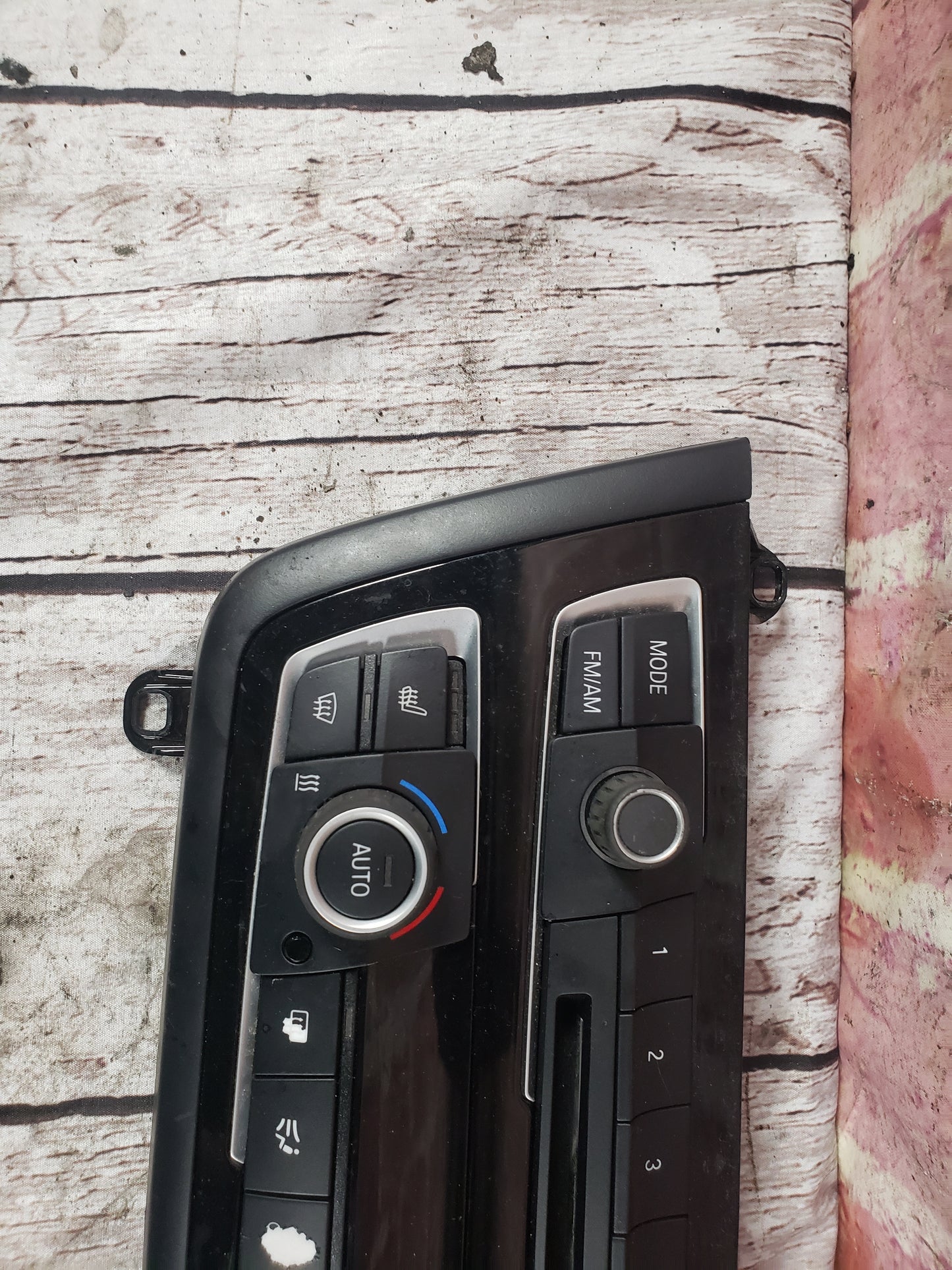 BMW 14-17 F32 435i AC Heater Control Panel Radio Media Buttons Pre LCI